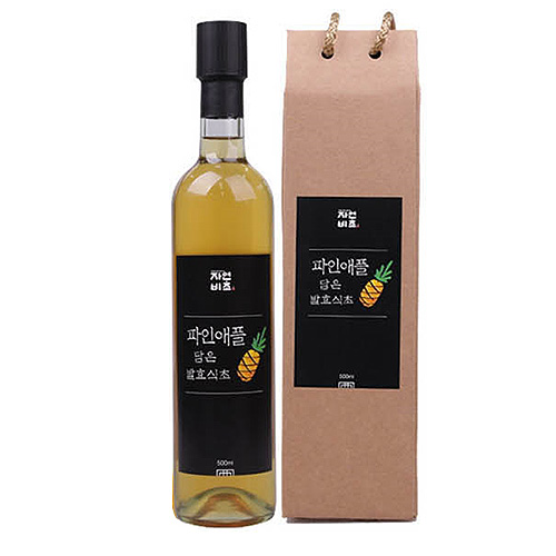 자연비초 파인애플담은 발효식초 500ml (1개)