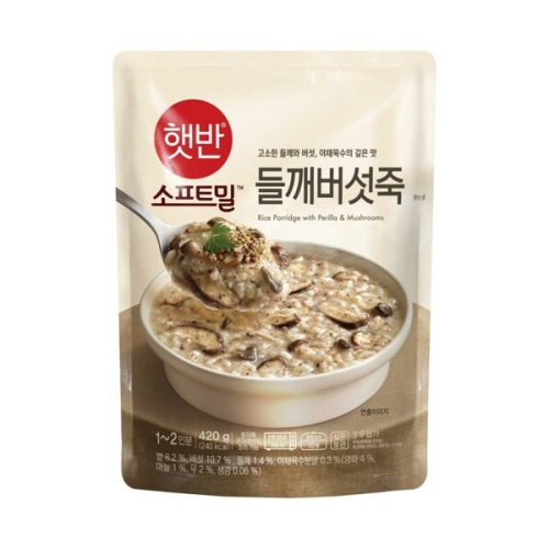 CJ제일제당 햇반 들깨버섯죽 420g (21개)