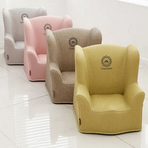 코코리에또 프린 유아 가죽소파 1인용_이미지