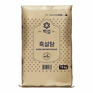 백설 흑설탕 15kg (4개)_이미지