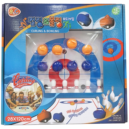 비앤씨 컬링볼링 보드게임 혼합 색상_이미지