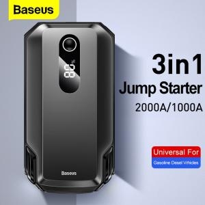 베이스어스 20000mAh 자동차 점프 스타터 보조베터리 충전기 비상 시작 장치