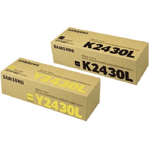 �Ｚ���� ��ǰ CLT-K2430L, CLT-Y2430L 2�� ��Ʈ