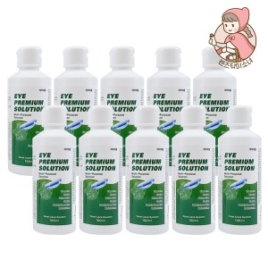 휴먼바이오 아이프리미엄 150ml 10개 렌즈 보존세척액