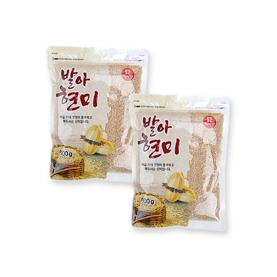 이쌀이다 이잡곡이다 국산 발아현미 800g (4개)