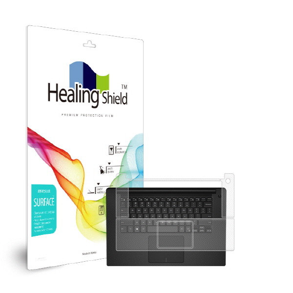 델 XPS 15 7590 논터치 무광 외부보호필름 팜레스트/터치패드2매