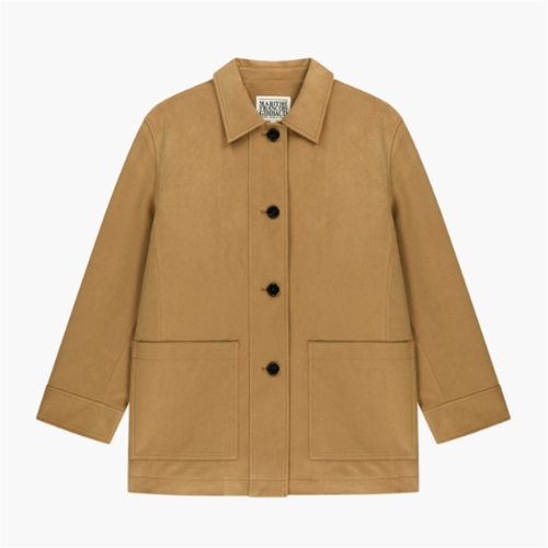 마리떼 W 인조 스웨이드 칼라 재킷 B1 MFG46SJK102 CML