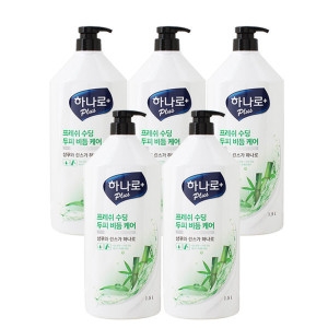 애경 하나로 플러스 프레쉬 수딩 비듬 케어 샴푸 1500ml (5개)