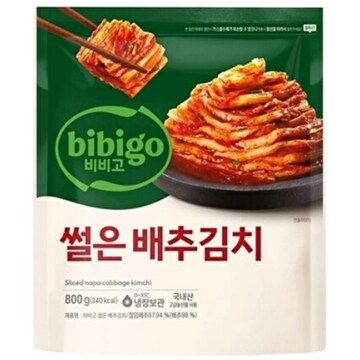 비비고 썰은 배추김치 800g (1개)