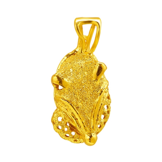 한국금다이아몬드 여자 펜던트 여우 디자인 7.5g_이미지