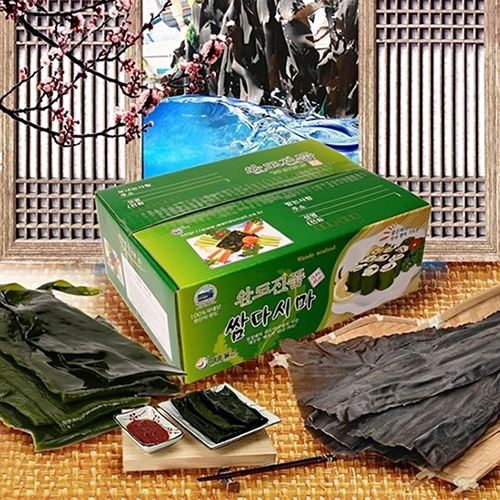 푸르젠 완도산 다시마로 만든 염장 쌈다시마 2kg (2개)_이미지