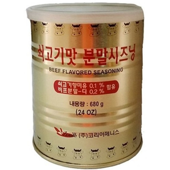 코리아제니스 쇠고기맛 분말시즈닝 680g (24개)_이미지