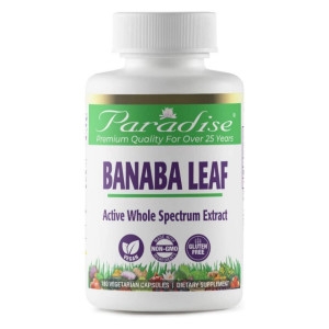  파라다이스허브 바나바잎 180베지캡슐 250mg 코르솔산