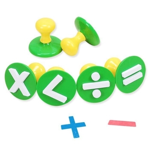 키즈맘아트 도장놀이 라인 스탬프 6종세트 연산기호 47332189