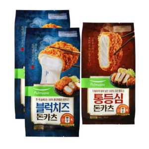 통등심 돈카츠 2개+블럭치즈 돈카츠 1개