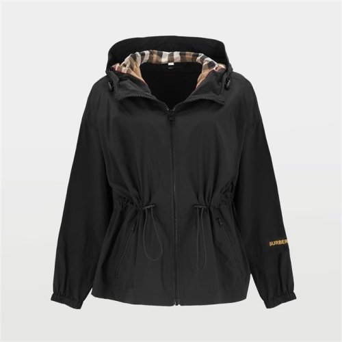 버버리 여성 뉴 벌리 드로스트링 후드 자켓 81136541_이미지