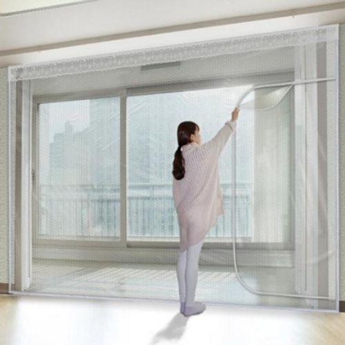 다샵 ㅤ베란다형 지퍼식 바람막이 3중 에어캡 (350x190cm)_이미지