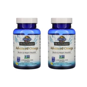 에이치브이엘 가든오브라이프 Dr. Formulated 어드밴스드 오메가 60캡슐 (2개)