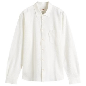YMC 커티스 세어서커 셔츠 화이트 P2AZI-10