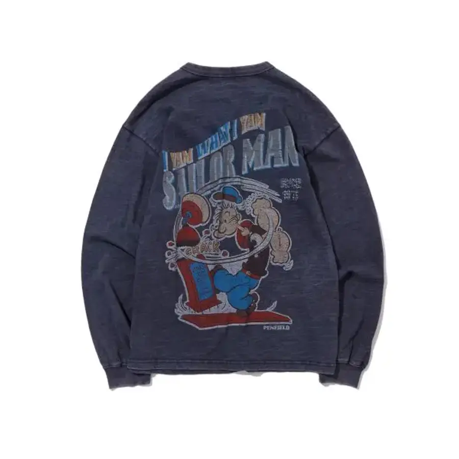 펜필드 PENFIELD 슬럽 유니브 긴소매 티셔츠 네이비FS1KT44U 480039