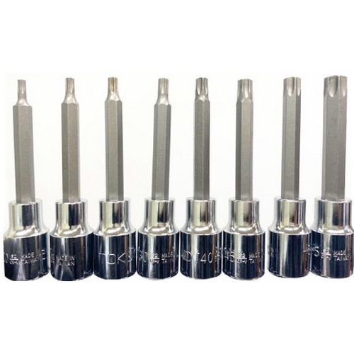 도쿠 1/2인치 별 핸드소켓 비트소켓 세트 9330LS (8pcs)_이미지