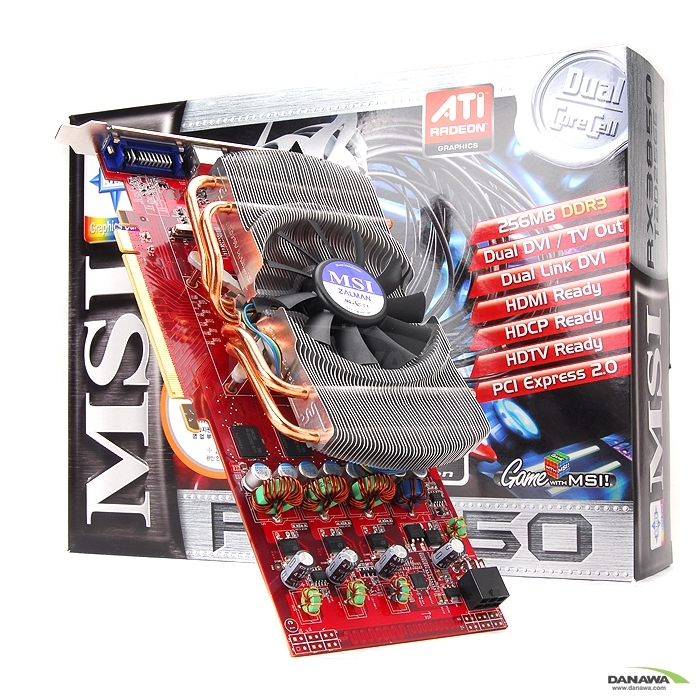 MSI 라데온 HD 3850 RX3850-T2D256E OC 256MB VF1050_이미지