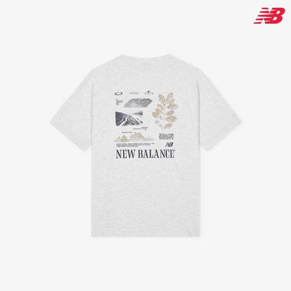 뉴발란스 UNI 어드벤처 다잉 반팔티 SEMI OVER FIT NBNEG21423