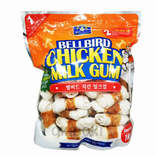 벨버드 치킨밀크껌 S 1kg (2개)_이미지