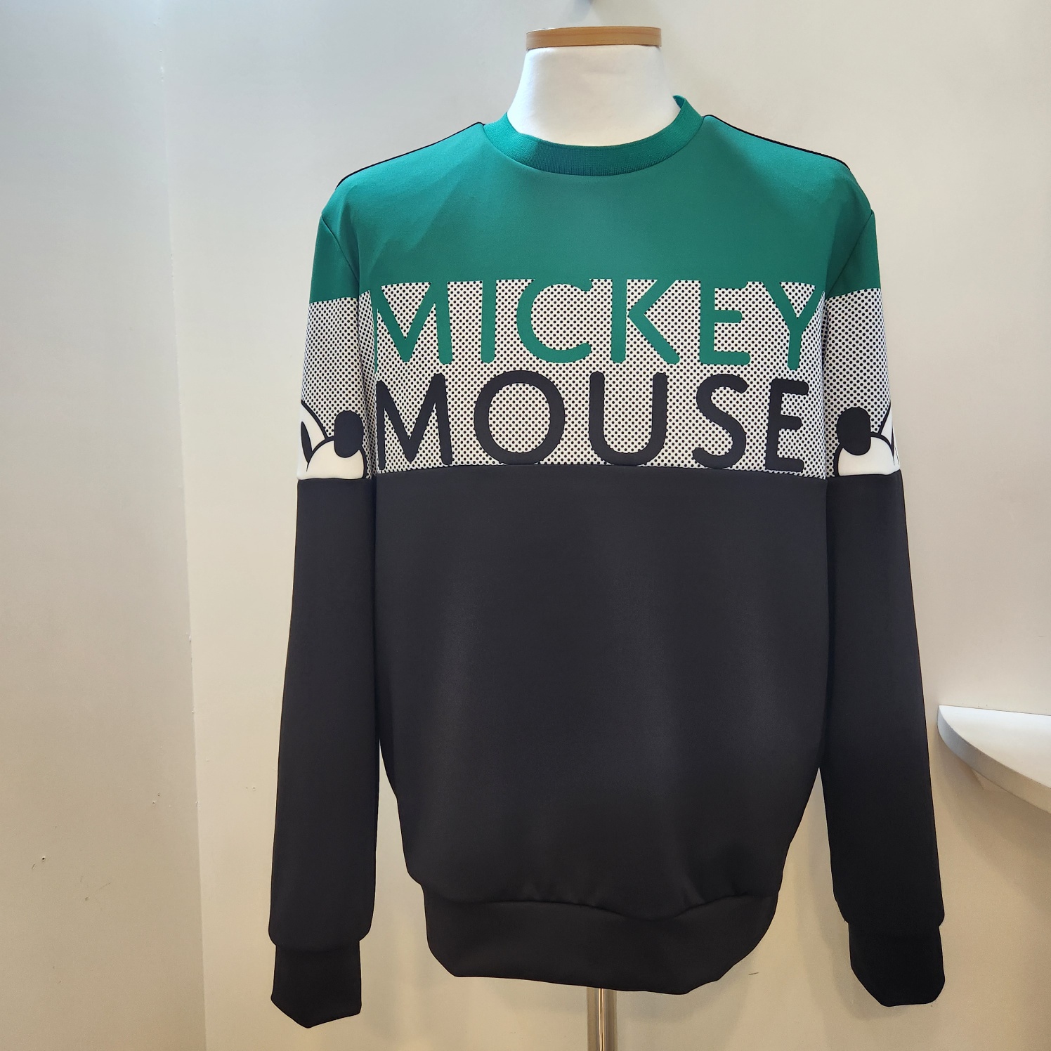 디즈니골프 미키마우스 영문 로고 티셔츠 DO1MTR001