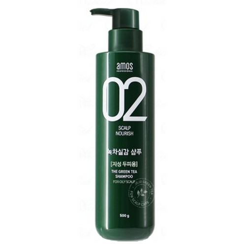 아모레퍼시픽 아모스프로페셔널 녹차실감 샴푸액 지성타입 500ml (5개)