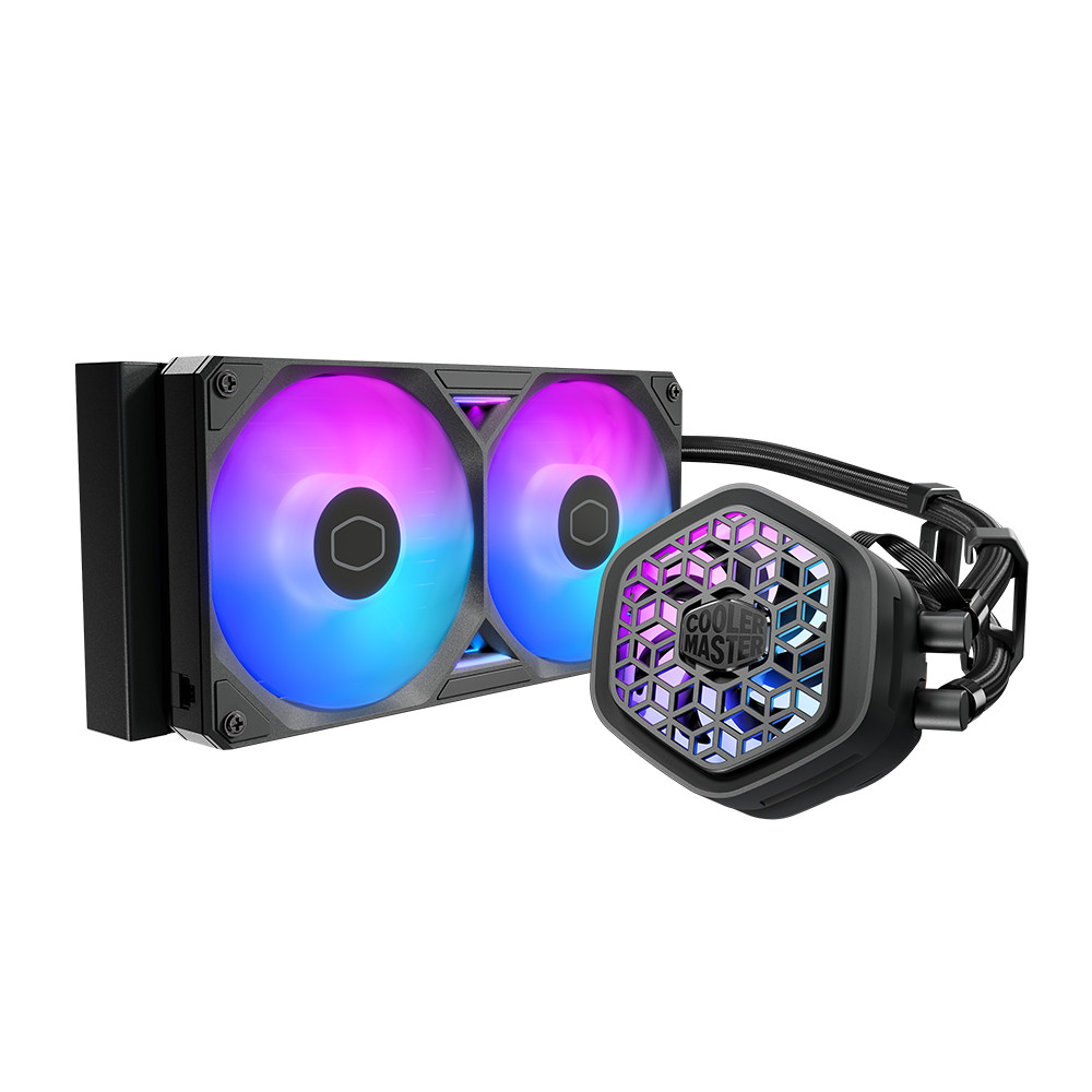 쿨러마스터 MASTERLIQUID 240 ATMOS II VRM Fan (블랙)_이미지