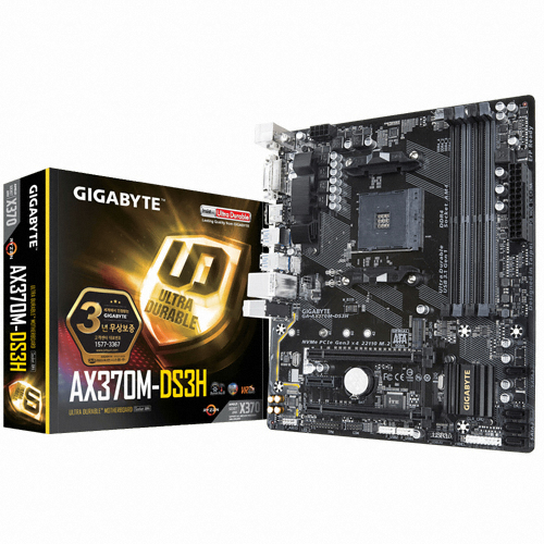 GIGABYTE GA-AX370M-DS3H 듀러블에디션 제이씨현