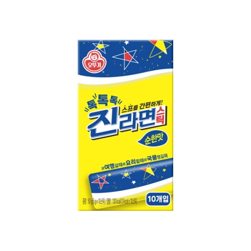 오뚜기 톡톡톡 진라면 스틱 순한맛 50g(5gx10입) (1개)_이미지