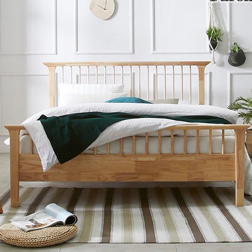 파로마 로렐 고무나무 평상형 침대 Q (라텍스독립)_이미지