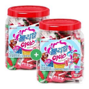 롯데제과 롤리팝 아이스 캔디 660g (2개)