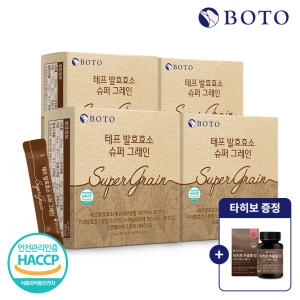 보뚜슈퍼푸드 테프 발효효소 슈퍼 그레인 3g 30포 (4개)_이미지