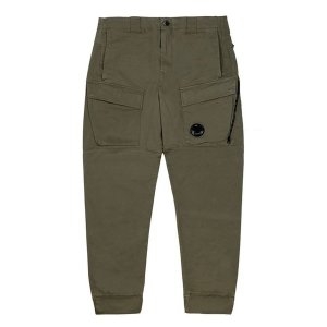 CP컴퍼니 스트레치 새틴 남성 팬츠 STONE GRAY 11CMPA312A-005529G 665_이미지