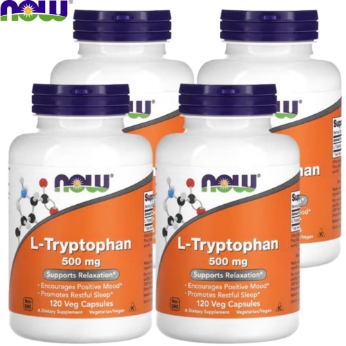 나우푸드 L-트립토판 500mg 120캡슐 (4개)_이미지