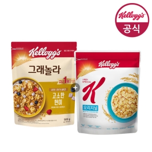 큐브 현미 그래놀라 500g + 스페셜K 480g