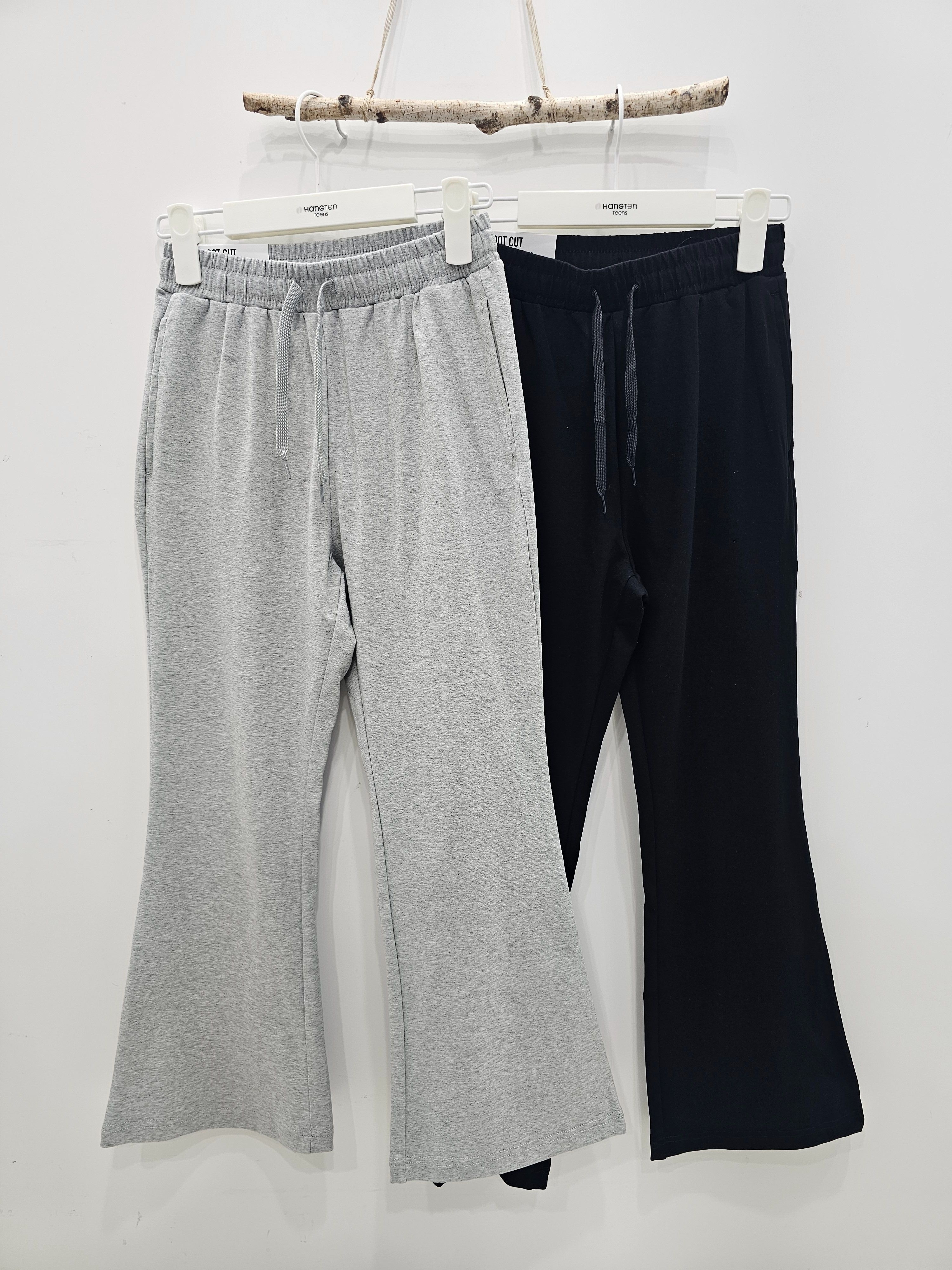 행텐주니어 행텐틴즈 밴딩 부츠컷 저지 트레이닝 팬츠 14580-138-610-09_SH 560561_14580-138-610-09_이미지