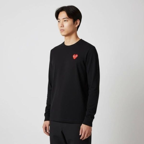 꼼데가르송 플레이 롱슬리브 티셔츠 블랙 AX T118 051 1 151652789이미지입니다. 누르면 해당 게시물로 새창이동합니다.