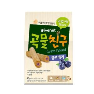 아이배냇 곡물친구 블루베리 40g (6개)_이미지