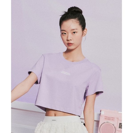 내셔널지오그래픽 크롭 반팔 티셔츠 N242WTS100_이미지