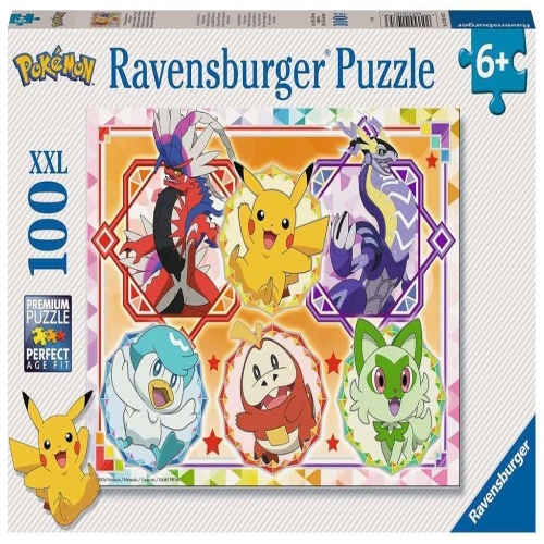 라벤스부르거 12001075 Childrens Puzzle 100 XXL Pieces Pokemon Scarlet and Purple ..