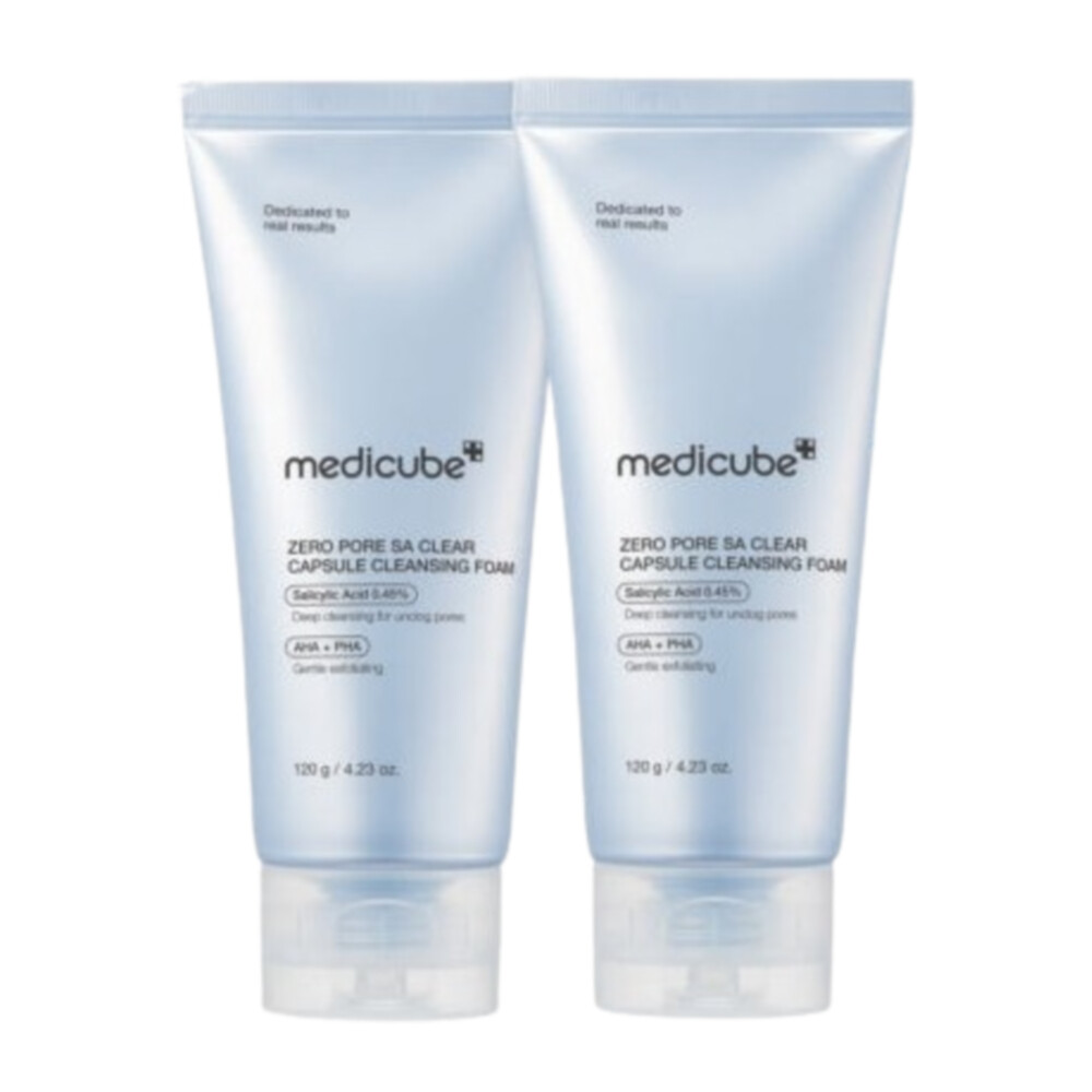 메디큐브 제로 모공 엑소좀 캡슐 폼클렌징 120ml (2개)_이미지