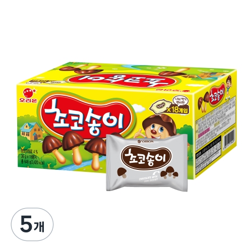 오리온 초코송이 648g 5개_이미지