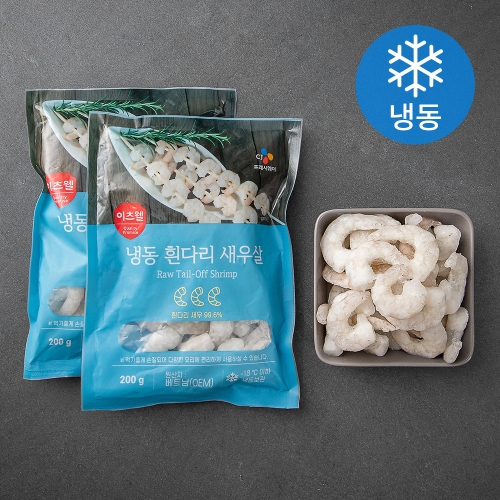 CJ프레시웨이 이츠웰 CJ 생새우살 대 냉동 200g 2개