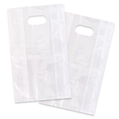 이룸팩 PE 투명 비닐 손잡이 봉투 쇼핑백 30x20cm (1,000매)_이미지