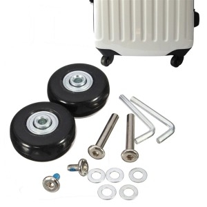 [불명] 캐리어 교체용바퀴 손쉬운 폴리우레탄 고무바퀴_이미지