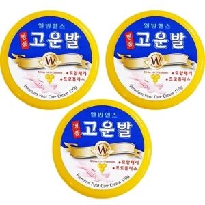  웰빙헬스 고운발 풋크림 110g [3개]